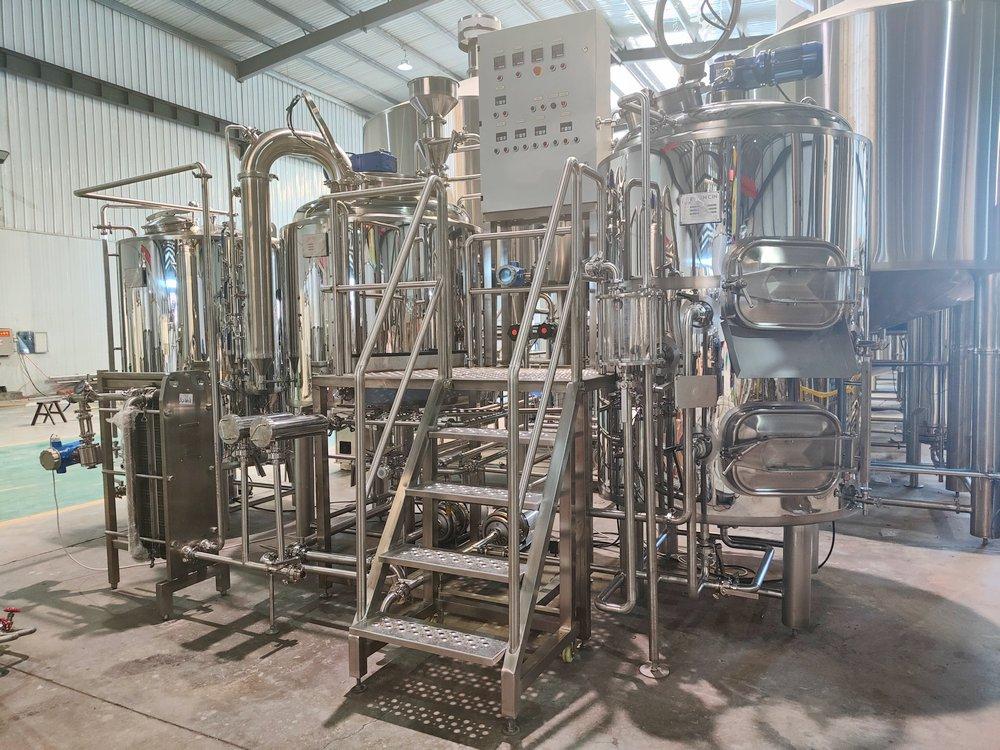 5 BBL Turnkey Brewery System with Mirror Polished Finish